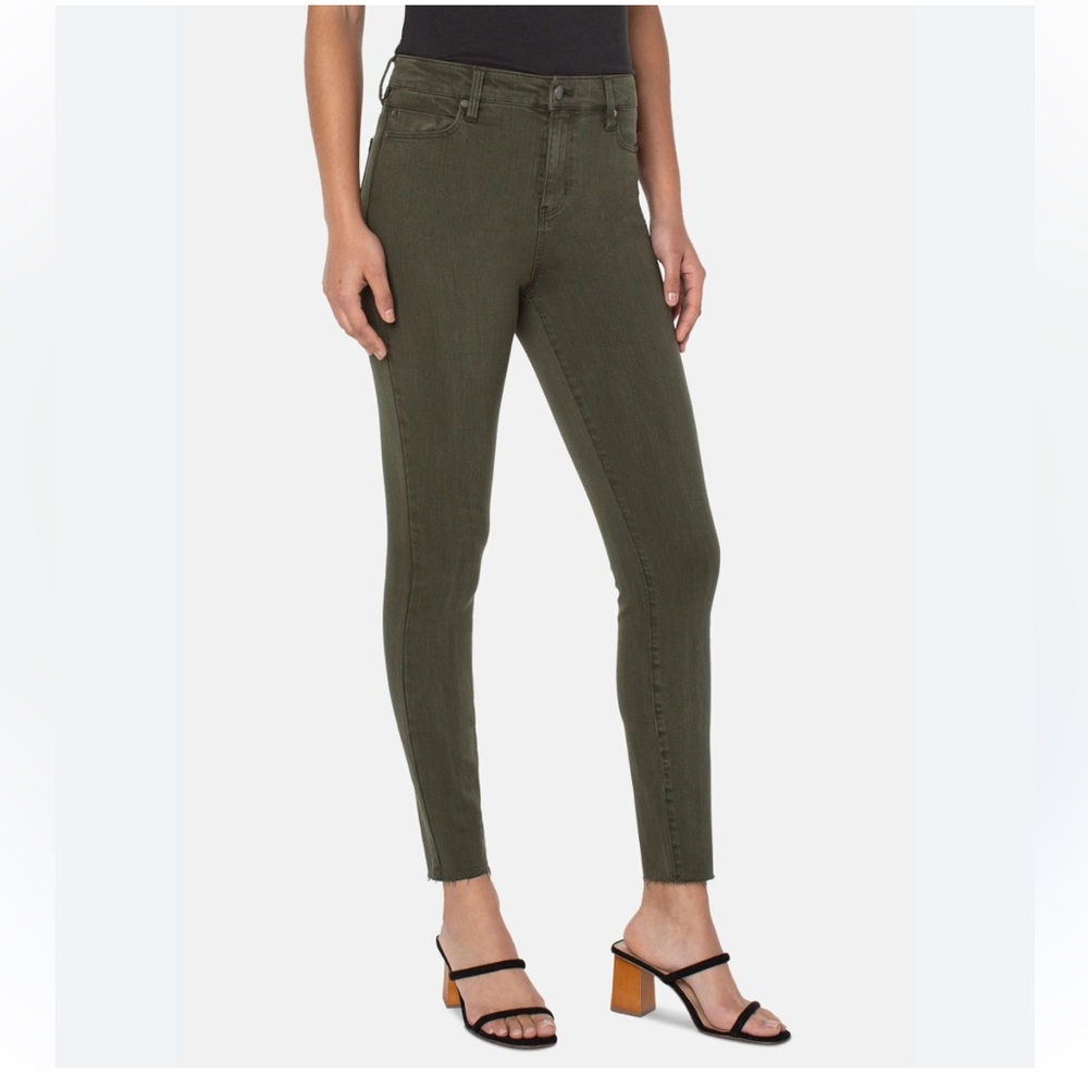 RAG & BONE Sage Green High Rise Skinny Jeans
